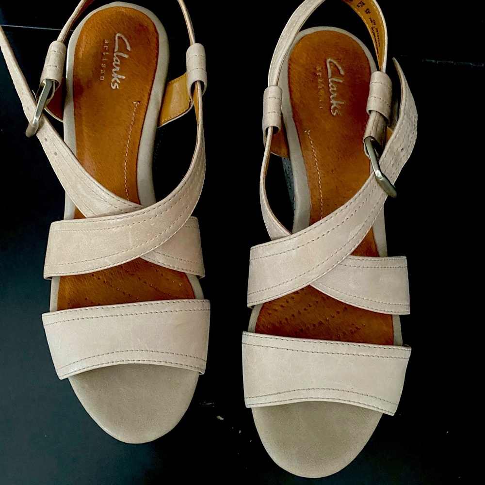 Clarks wedge shoes